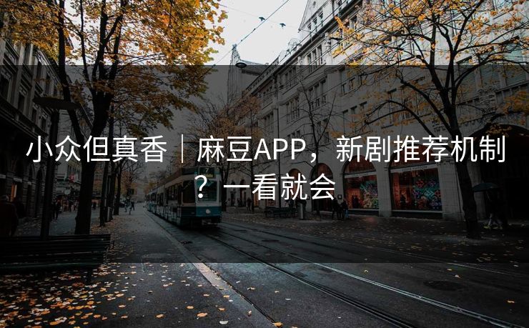 小众但真香｜麻豆APP，新剧推荐机制？一看就会